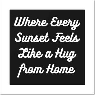 Where Every Sunset Feels Like a Hug From Home Southern Carolina Posters and Art